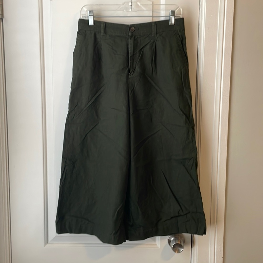 Uniqlo linen wide leg pants